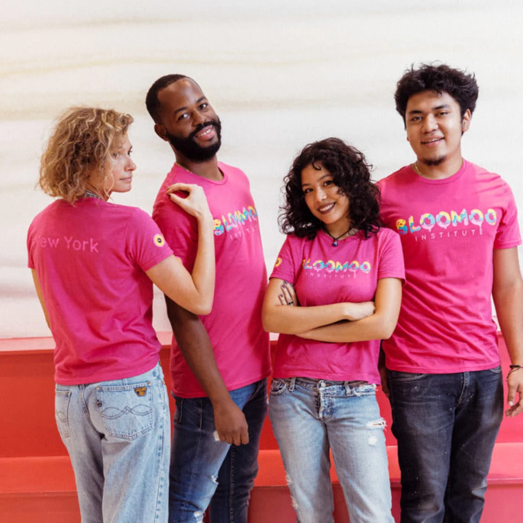 Magenta Sloomoo New York Adult T-Shirt - Image 5