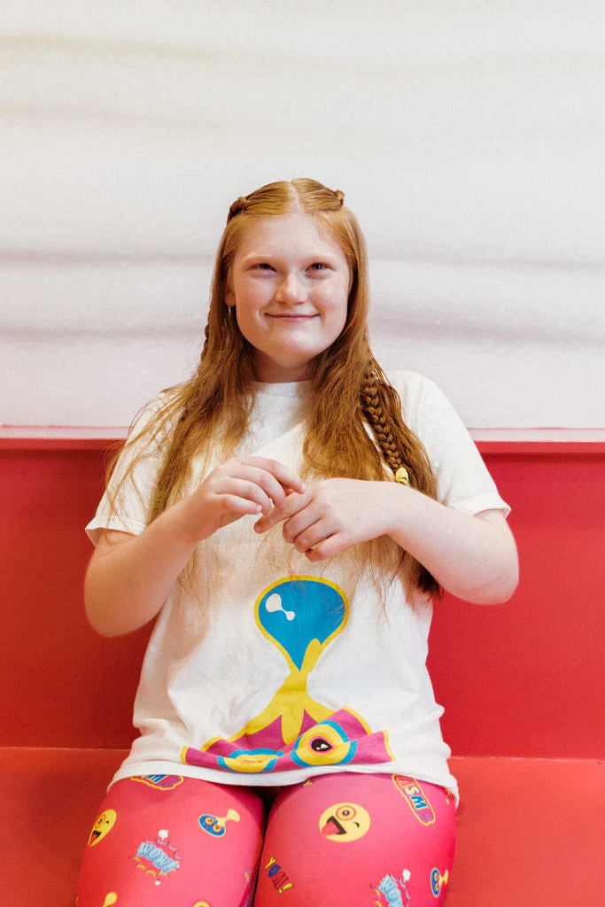 White Sloomoo T-Shirt - Image 5